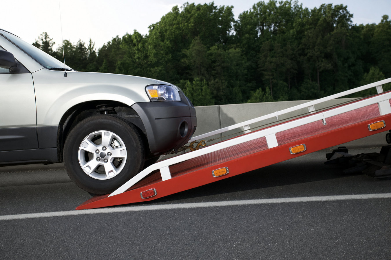 Flatbed towing